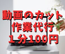 1分100円で編集します イメージ1