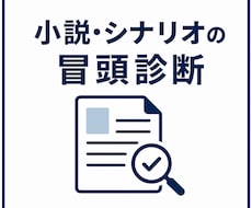 小説、シナリオ冒頭診断します イメージ1