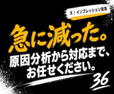 Xのインプレッション急落を個別分析します 原因候補を切り分け、やること・やらないこと・次の判断まで整理