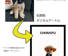あなただけのペットデジタルアートを作成します イメージ1