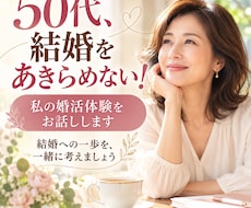 50代、あきらめかけているあなたの不安を整理します イメージ1