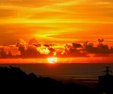 琉球ブルー、夕焼け、プロフィール写真綺麗に撮ります イメージ1