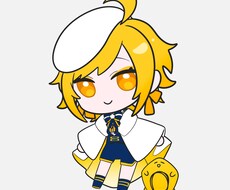 キラキラなミニキャライラスト制作いたします イメージ1