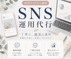 SNSの運用代行します 忙しい方のSNSを現役大学生が育てます