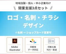 開業向けロゴ名刺チラシ制作します デザインからネット印刷入稿まで対応