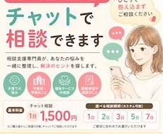 福祉や子育てのお悩みをチャットで相談できます 相談支援専門員が、あなたのお悩みを一緒に整理します