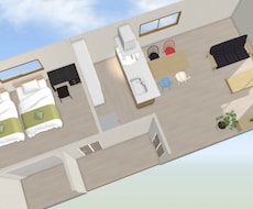 建築士が簡易パース作成します 建築士資格あり★お部屋つくりのお手伝いさせて頂きます