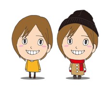 キセカエ似顔絵「ゆるっとフェイス」描きます ゆるい似顔絵キャラクター制作いたします！(キセカエ似顔絵)