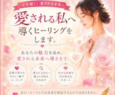 愛される私へ導くヒーリングをします イメージ1