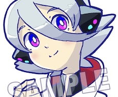 お試し版！あなたのオリキャラをゲーム風に描きます 前出品イラストのお試し版。SNSのアイコンにも使えます！
