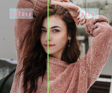 ポートレートなどの補正・修正します イメージ1