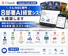 トレカEC専門・8部署AI経営システムを構築します イメージ1