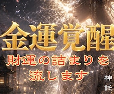 あなたの眠る金運を解放しお金・財の詰まりを流します 眠れる財を解放し金運低迷期から抜ける秘策をアドバイスします