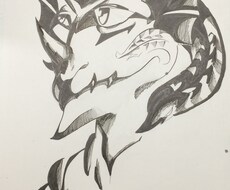 似顔絵ドラゴン描きます！