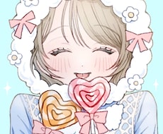 可愛い女の子のアイコンを描きます イメージ1