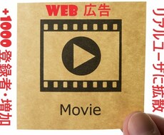 YouTubeチャンネル登録者１００0人拡散します リアルユーザーにweb広告で1000人増加：ユーチューブ
