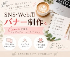 SNS・Web用バナーを丁寧に作成します イメージ1