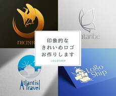 印象的なきれいめロゴをお作りします ココナラでの実績先着３件まで、最低価格にてご提供いたします