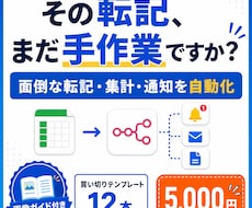 n8nで面倒な転記・集計・通知を自動化します イメージ1