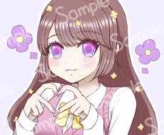 ご希望のSNSのアイコン作成致します イメージ1