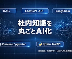 社内文書AI検索RAGシステムを開発します 社内情報を外に出さずChatGPT品質のAI検索を実現