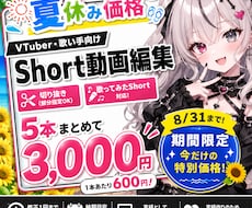 8月31日まで！実績作りの為格安でお受けします イメージ1