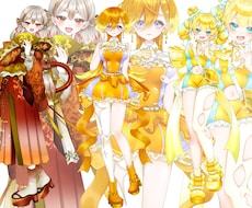 オリジナルの立ち絵お描きします キャラクターデザインから描き起こし、新調までお任せください！