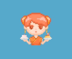 アイコン・ヘッダーに使えるドットキャラ描きます イメージ1