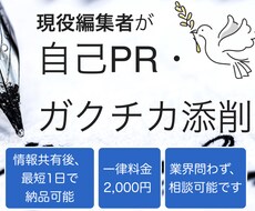 現役編集者が自己PR・ガクチカを添削します！ます