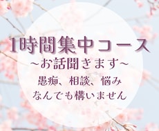 1時間の集中コースでお話聞きます イメージ1