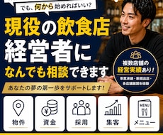 飲食店を開業したい方の相談に何でも乗ります イメージ1