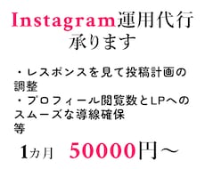 Instagramの運用代行承ります イメージ1