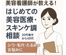 あなたのお悩みに合った美容医療をアドバイスします イメージ1