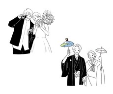 写真を元にシンプルなイラストを描きます イメージ1