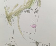 お洒落で美しい肖像画を描きます イメージ1