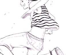 小説の挿絵、短編漫画作成いたします オリジナルの小説挿絵や短編漫画作成します♪（版権要相談）