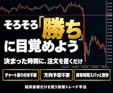 FX経済指標だけ狙う兼業トレード手法教えます イメージ1