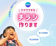 みんなが笑顔に♪ワクワクするチラシを作成します イメージ1