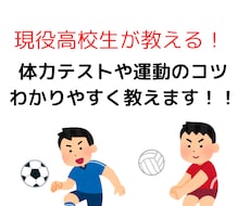 体育成績アップ！体力テストや運動のコツ教えます イメージ1
