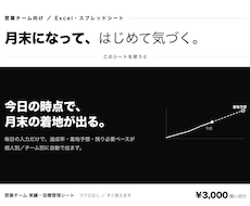 営業チームの実績と目標を見える化します イメージ1
