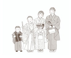 大切な思い出を、やさしい似顔絵にします イメージ1