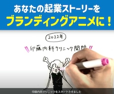 集客動画｜起業ストーリーアニメーション制作します 個人ブランディングサポート/原稿から依頼OK/デジタル絵も可
