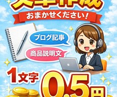 プロが磨く！あなたの想いが伝わる文章に作成致します イメージ1