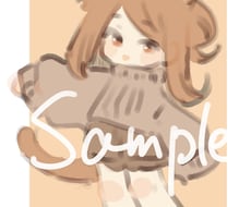柔らかい雰囲気のミニキャラを描きます イメージ1