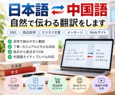 日本語と中国人を自然に翻訳します イメージ1