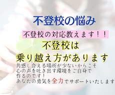 不登校の乗り越え方をリアルに教えます イメージ1