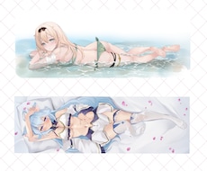 商用、グッズイラスト作成します アクリルグッズ、抱き枕カバー等お任せ下さい