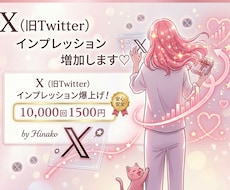 Xの表示回数・詳細クリックを自然に増やします イメージ1