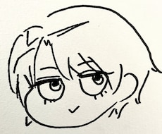 お試し用⭐︎めちゃラフ！な似顔絵描きます イメージ1