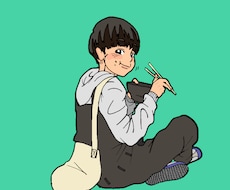 マンガチックなイラスト描きます SNSのアイコン用やプレゼント用に私のイラストどうですか
